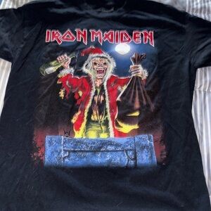 Large Iron Maiden Christmas Tee